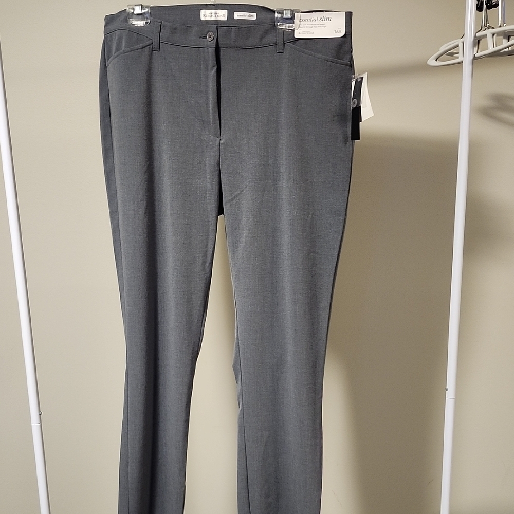 ⭐ NWT Northern Reflections Charcoal Slim Pants